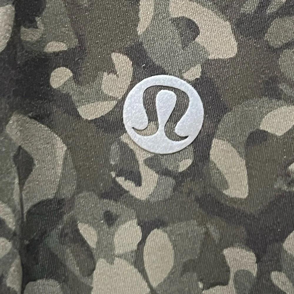 🍋LIKE NEW Lululemon Base Pace HR Tight 25" - Intertwined Camo Medium Olive - 6 - Picture 7 of 14